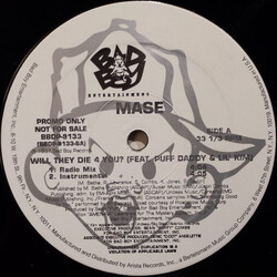 Mase Will They Die 4 You? USED VINYL 12INCH 33 S RPM SINGLE PROMO