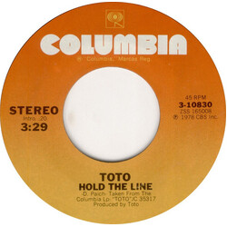 Toto Hold The Line USED VINYL 7INCH 45 RPM SINGLE STYRENE