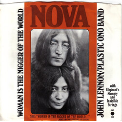 John Lennon / The Plastic Ono Band / Elephants Memory / Invisible Strings Woman Is The Nigger Of The World USED VINYL 7INCH 45 RPM SINGLE