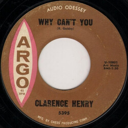 Clarence "Frogman" Henry Why Can't You / Lonely Street USED VINYL 7INCH 45 RPM STYRENE