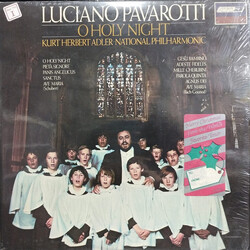 Luciano Pavarotti / National Philharmonic Orchestra / Kurt Herbert Adler O Holy Night Vinyl LP USED