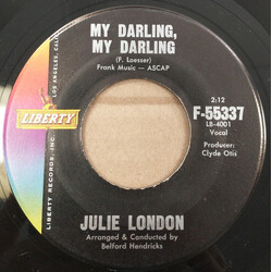 Julie London My Darling, My Darling / My Love, My Love USED VINYL 7INCH 45 RPM