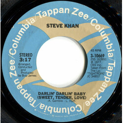 Steve Khan Darlin' Darlin' Baby (Sweet, Tender, Love) USED VINYL 7INCH 45 RPM SINGLE STYRENE