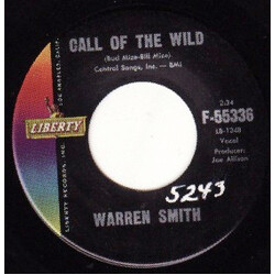 Warren Smith (3) Call Of The Wild / Old Lonesome Feeling USED VINYL 7INCH 45 RPM SINGLE