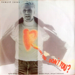 Howard Jones You Know I Love You... Don't You? (Dance In The Field Mix) USED VINYL 12INCH 45 RPM