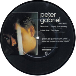 Peter Gabriel Shock The Monkey USED VINYL 7INCH SINGLE 45 RPM PICTURE DISC