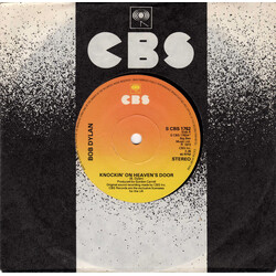 Bob Dylan Knockin' On Heaven's Door USED VINYL 7INCH 45 RPM SINGLE REISSUE STEREO