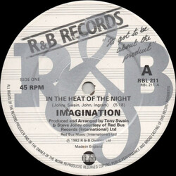 Imagination In The Heat Of The Night USED VINYL 12INCH 45 RPM