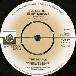 The Pearls I'll See You In My Dreams USED VINYL 7INCH 45 RPM SINGLE