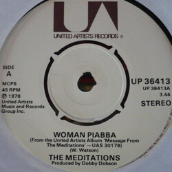 The Meditations Woman Piabba USED VINYL 7INCH
