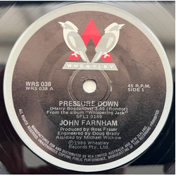 John Farnham Pressure Down Vinyl 7" USED