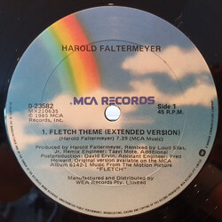 Harold Faltermeyer Fletch Theme USED VINYL 12INCH 45 RPM