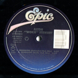Alton Wokie Stewart Headache USED VINYL 12INCH 33 S RPM STEREO