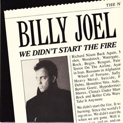 Billy Joel We Didn't Start The Fire USED VINYL 7INCH SINGLE 45 RPM