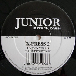 X-Press 2 London X-Press USED VINYL 12INCH 33 S RPM SINGLE
