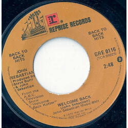 John Sebastian Welcome Back / One Step Forward, Two Steps Back USED VINYL 7INCH SINGLE 45 RPM