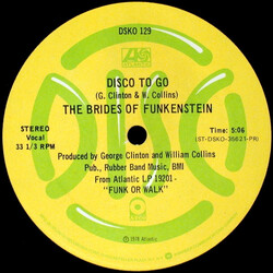 Brides Of Funkenstein Disco To Go / When You're Gone VINYL 12" USED