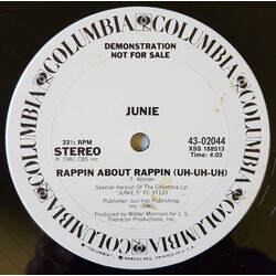 Junie Morrison Rappin About Rappin (Uh-Uh-Uh) / Victim Of Love USED VINYL 12INCH 33 S RPM PROMO