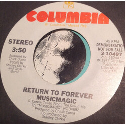 Return To Forever Musicmagic USED VINYL 7INCH PROMO MONO STEREO