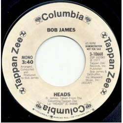 Bob James Heads USED VINYL 7INCH 45 RPM SINGLE PROMO STYRENE STEREO MONO