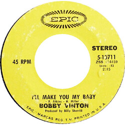 Bobby Vinton I'll Make You My Baby USED VINYL 7INCH SINGLE