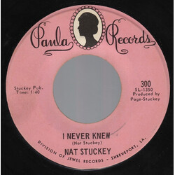 Nat Stuckey Leave This One Alone USED VINYL 7INCH 45 RPM SINGLE
