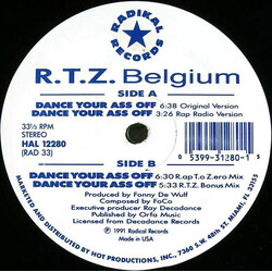 R.T.Z. Dance Your Ass Off VINYL 12" USED
