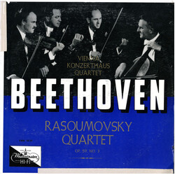 Ludwig Van Beethoven / Wiener Konzerthausquartett Rasoumovsky Quartet Op. 59, No. 3 Vinyl LP USED