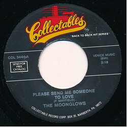 The Moonglows Please Send Me Someone To Love / I Knew From The Start USED VINYL 7INCH 45 RPM REISSUE