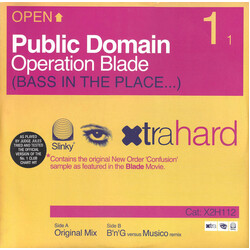 Public Domain Operation Blade (Bass In The Place...) USED VINYL 12INCH 33 S RPM