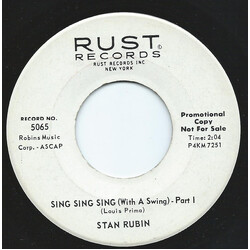 Stan Rubin Sing Sing Sing (With a Swing) part 1 / Marnie USED VINYL 7INCH PROMO