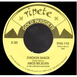 Amos Milburn And His Aladdin Chickenshackers Chicken Shack / One Scotch One Bourbon One Beer USED VINYL 7INCH 45 RPM SINGLE REISSUE