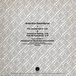 Brian Eno / David Byrne The Jezebel Spirit VINYL 12" USED