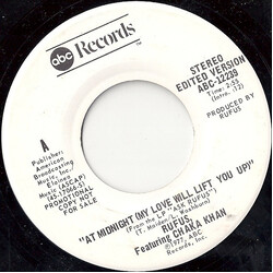 Rufus & Chaka Khan At Midnight (My Love Will Lift You Up) USED VINYL 7INCH 45 RPM PROMO