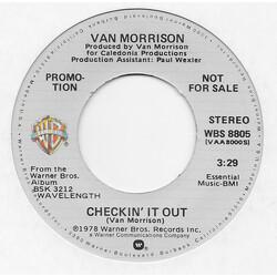 Van Morrison Checkin' It Out Vinyl 7" USED
