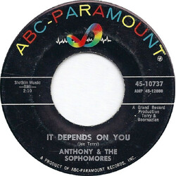 Anthony & The Sophomores It Depends On You / Gee (But I'd Give The World) USED VINYL 7INCH 45 RPM SINGLE
