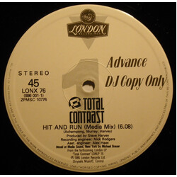 Total Contrast Hit And Run USED VINYL 12INCH 45 RPM PROMO