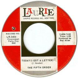 The Fifth Order A Thousand Devils (Are Chasin' Me) / Today (I Got A Letter) USED VINYL 7INCH 45 RPM