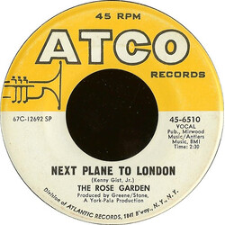 The Rose Garden Next Plane To London Vinyl 7" USED