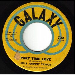 Little Johnny Taylor Part Time Love USED VINYL 7INCH 45 RPM SINGLE