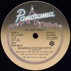 Belinda West Seabiscuit In The Fifth / Easy Vinyl 12" USED