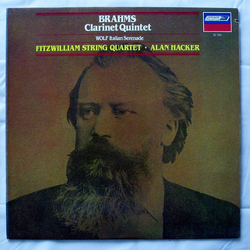 Johannes Brahms / Hugo Wolf / Fitzwilliam String Quartet / Alan Hacker Clarinet Quintet / Italian Serenade Vinyl LP USED