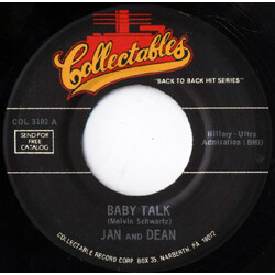 Jan & Dean / Swingin' Medallions Baby Talk / Double Shot Of My Babys Love USED VINYL 7INCH 45 RPM SINGLE REISSUE