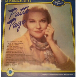 Patti Page 16 Original Hits Vinyl LP USED