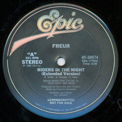 Freur Riders In The Night USED VINYL 12INCH PROMO