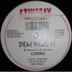 Mad Cobra Dem Need It Vinyl 12" USED