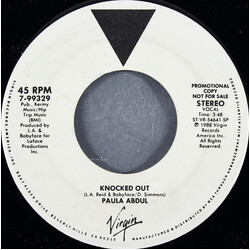 Paula Abdul Knocked Out Vinyl 7" USED