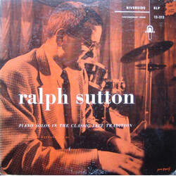 Ralph Sutton (2) Piano Solos In The Classic Jazz Tradition Vinyl LP USED