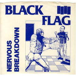 Black Flag Nervous Breakdown USED VINYL 7INCH 45 RPM EP REPRESS