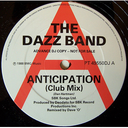 Dazz Band Anticipation Vinyl 12" USED